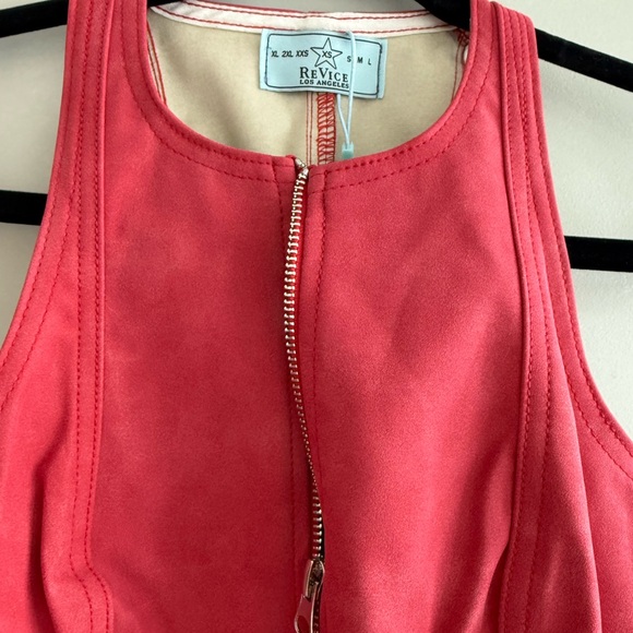 REVICE Red Halter Bodycon Mini Dress - Picture 5 of 7